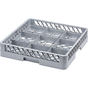 STALGAST Stalgast Spülkorb für Gläser und Tassen, 9 Fächer, 500 x 500 mm