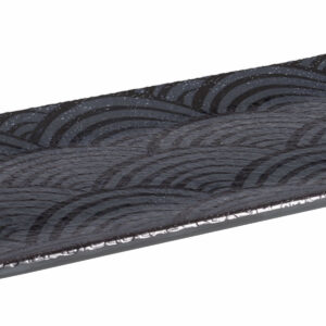 APS APS Tablett -DARK WAVE-  23 x 10,5 cm, H: 1,5 cm