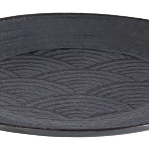 APS APS Teller -DARK WAVE-  Ø 22 cm, H: 2 cm