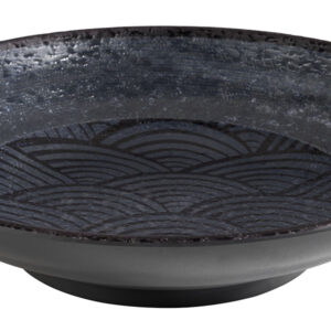 APS APS Schale -DARK WAVE- Ø 22,5 cm, H: 5 cm, 0,75 Liter
