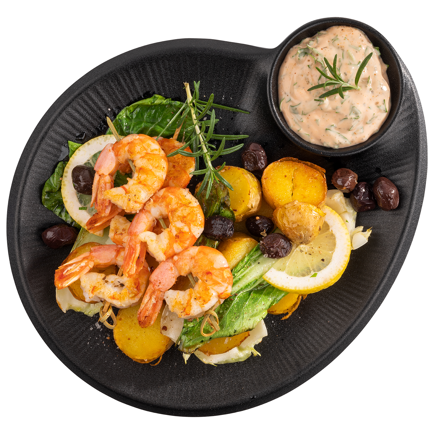 APS APS Teller -NERO- 30 x 25 cm, H: 2,5 cm – Bild 3