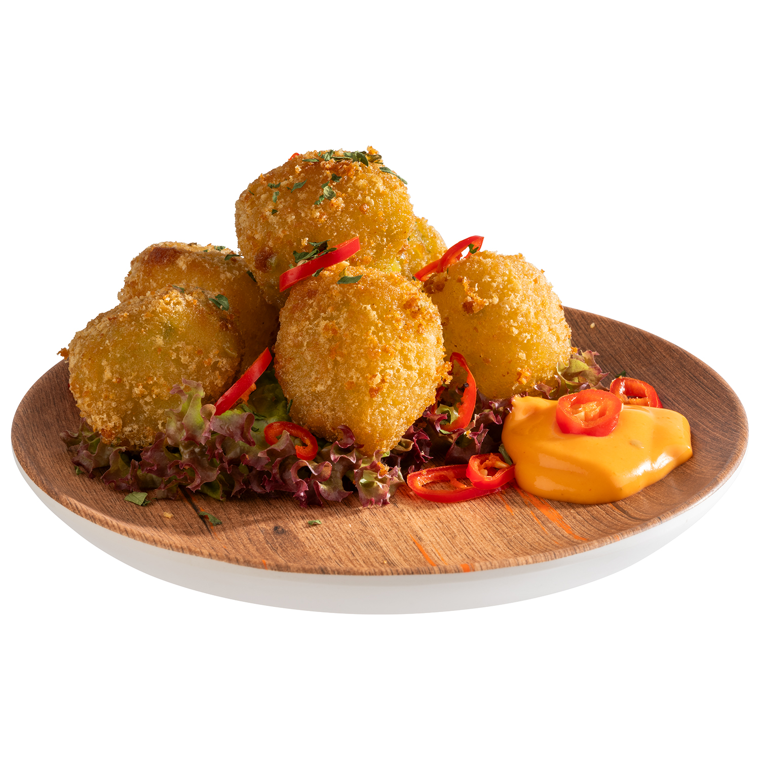 APS APS Teller -CRAZY WOOD- Ø 15 cm, H: 1,5 cm – Bild 2