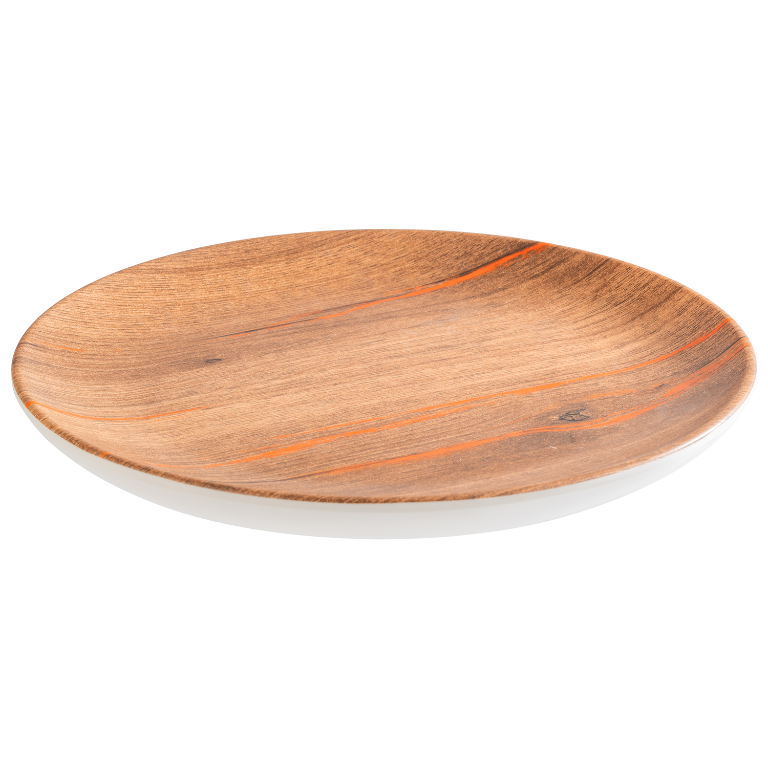 APS APS Teller -CRAZY WOOD- Ø 20 cm, H: 1,5 cm