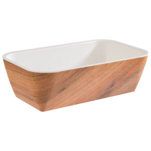 APS APS GN 1/4 Schale -CRAZY WOOD- 26,5 x 16,2 cm, H: 8 cm