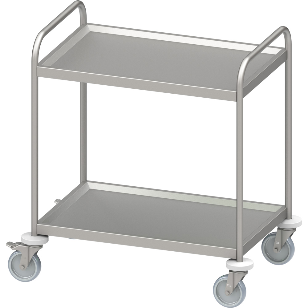 STALGAST Stalgast Servierwagen "PRO" mit zwei Böden, 800x600 mm, verschweißt