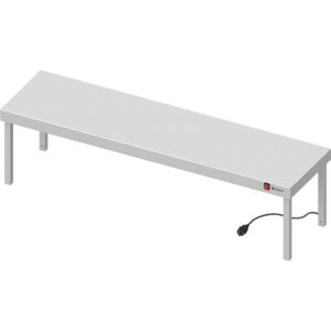 STALGAST Stalgast Edelstahl Wärmebrücke 1-etagig 1000x300x400 mm mit Keramik-Infrarot-Strahlern