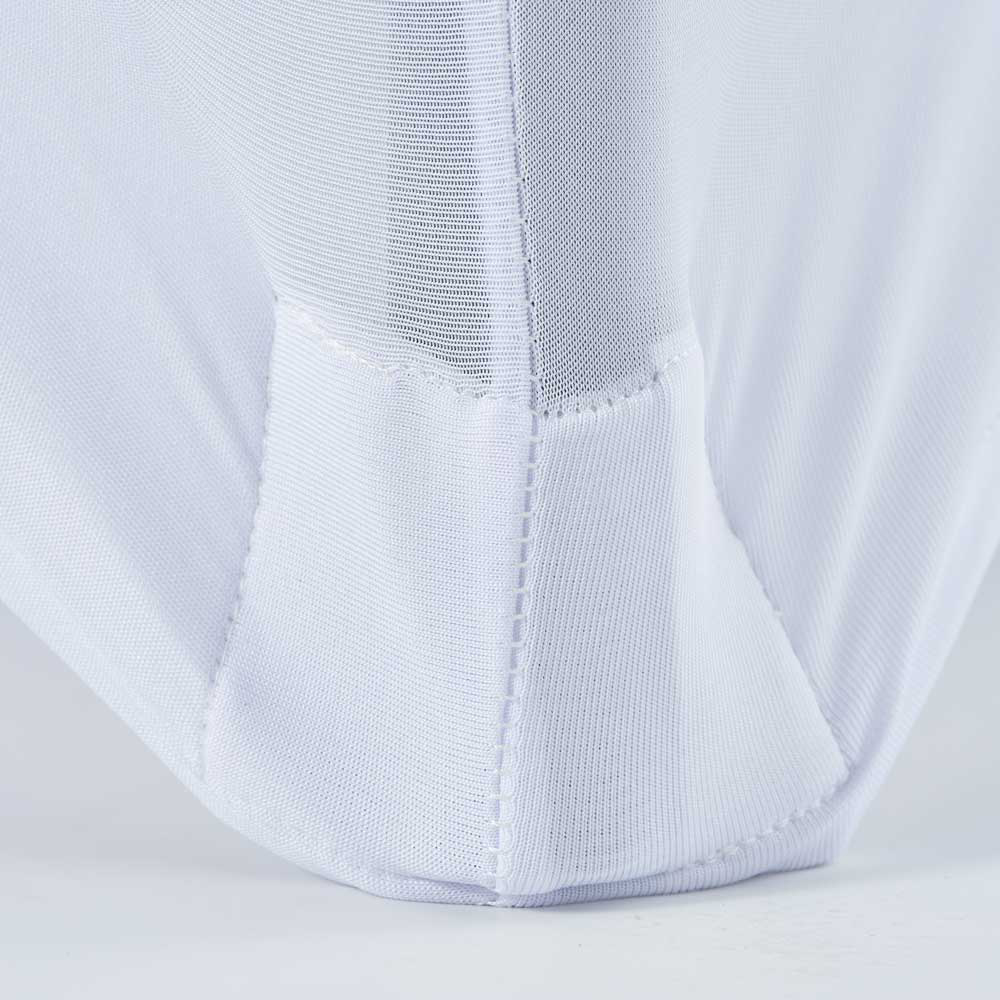 Stalgast Stretchhusse für Buffettische von ca. 1220x610x740 mm (BxTxH mm, weiß – Bild 2