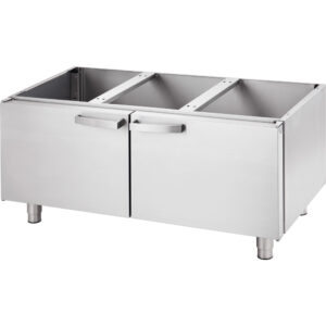 STALGAST Geschlossener Unterbau mit Flügeltüren, Edelstahl, B. 1200 mm, Serie 700 ND von Stalgast