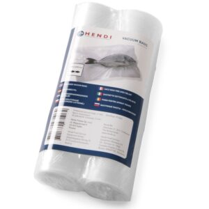 HENDI Vakuum-Kochbeutel Rolle, geprägt - 2 Stk.
