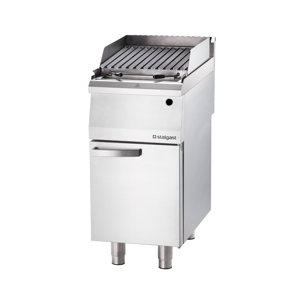 STALGAST Stalgast Gas-Lavastein-Grill als Standgerät, Serie 700 ND mit V-Rost, 400x700x850 mm 1 STALGAST Stalgast Gas-Lavastein-Grill als Standgerät, Serie 700 ND mit V-Rost, 400x700x850 mm