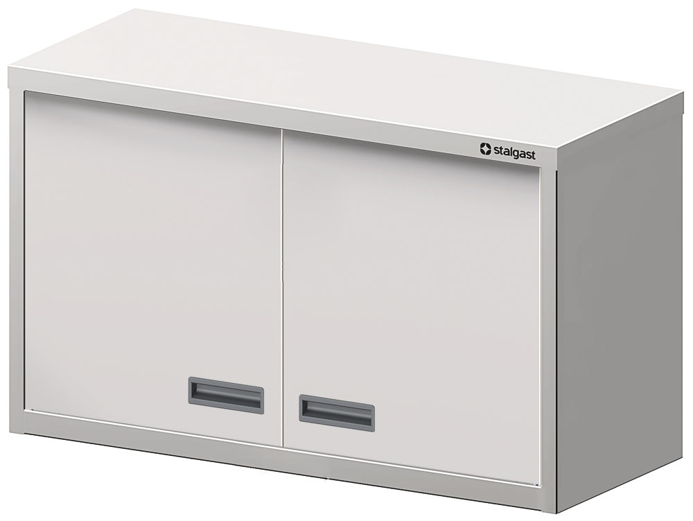 STALGAST Stalgast Edelstahl Hängeschrank ECO mit zwei Flügeltüren, 1200x400x600 mm, Selbstmontage