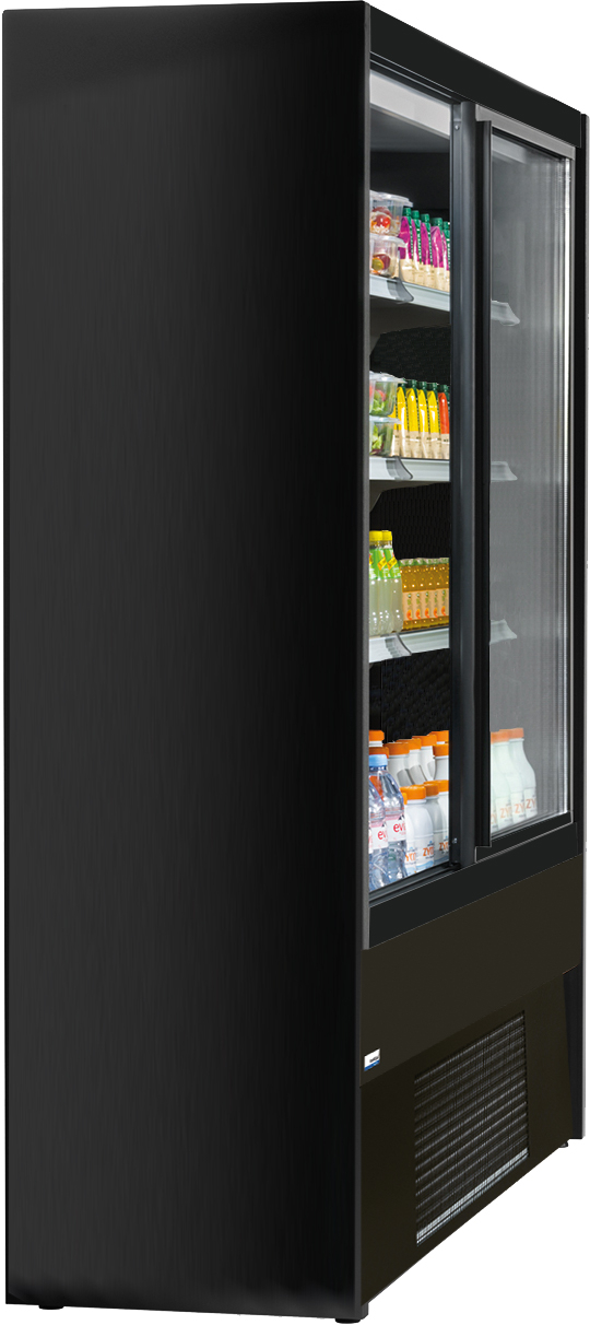 NordCap COOL-LINE Wandkühlregal OLIMPO 150 mit Schiebetüren – Bild 3