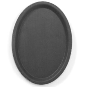 HENDI Serviertablett rutschfest, oval, HENDI, 160x230mm