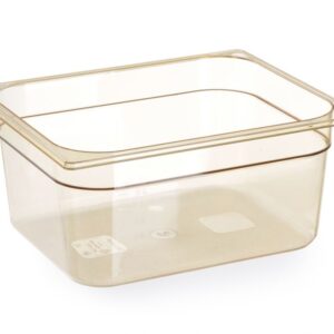 HENDI Gastronorm-Behälter 1/2, hochtemperaturbeständig, HENDI, GN 1/2, 9L, Transparent, 325x265x(H)150mm