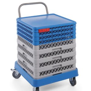 HENDI Trolley für Geschirrspülkörbe mit Griff, HENDI, 575x545x(H)920mm