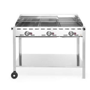 HENDI Grillsystem Green Fire mit 3 Brennern, HENDI, Profi Line, 17,4kW, 1078x612x(H)825mm