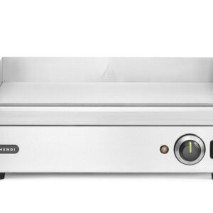 HENDI Grillplatte glatt, HENDI, Kitchen Line, 220-240V/2400W, 527x404x(H)233mm