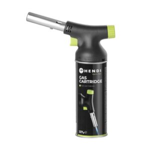 HENDI HENDI Jet Crème-Brûlée-Brenner - Set mit Kartusche, HENDI, designed by Robert Bronwasser, 175x68x(H)260mm