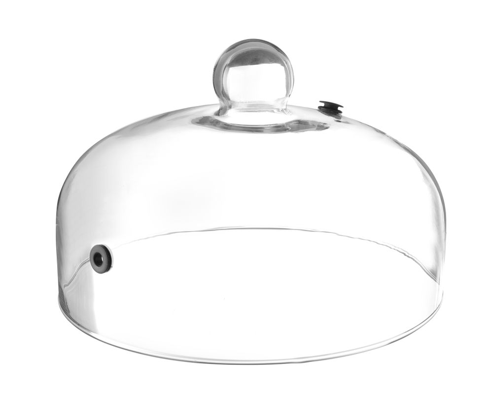 HENDI Glasglosche mit Lüftungsöffnung, HENDI, Servierglosche, ⌀260x(H)175mm