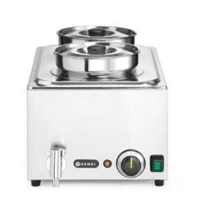 HENDI Set: Bain-Marie Ranger + 2x 4L Container mit Deckel, HENDI, 8L, 220-240V/1000W, 604x332x(H)315mm