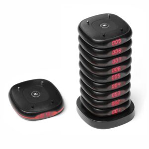 HENDI Restaurant-Pager – Set mit 10 Stück, HENDI, 80x80x(H)100mm