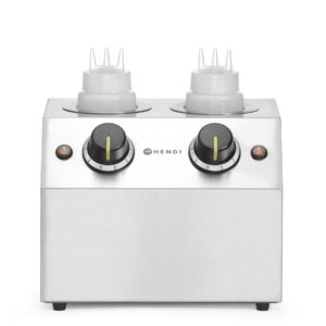 HENDI Saucenwärmer doppelt, HENDI, 1,3L, 220-240V/400W, 270x223x(H)282mm