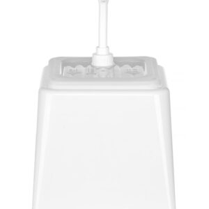 HENDI Pump-Saucenspender, HENDI, 2,5L, Weiß, 230x210x(H)327mm