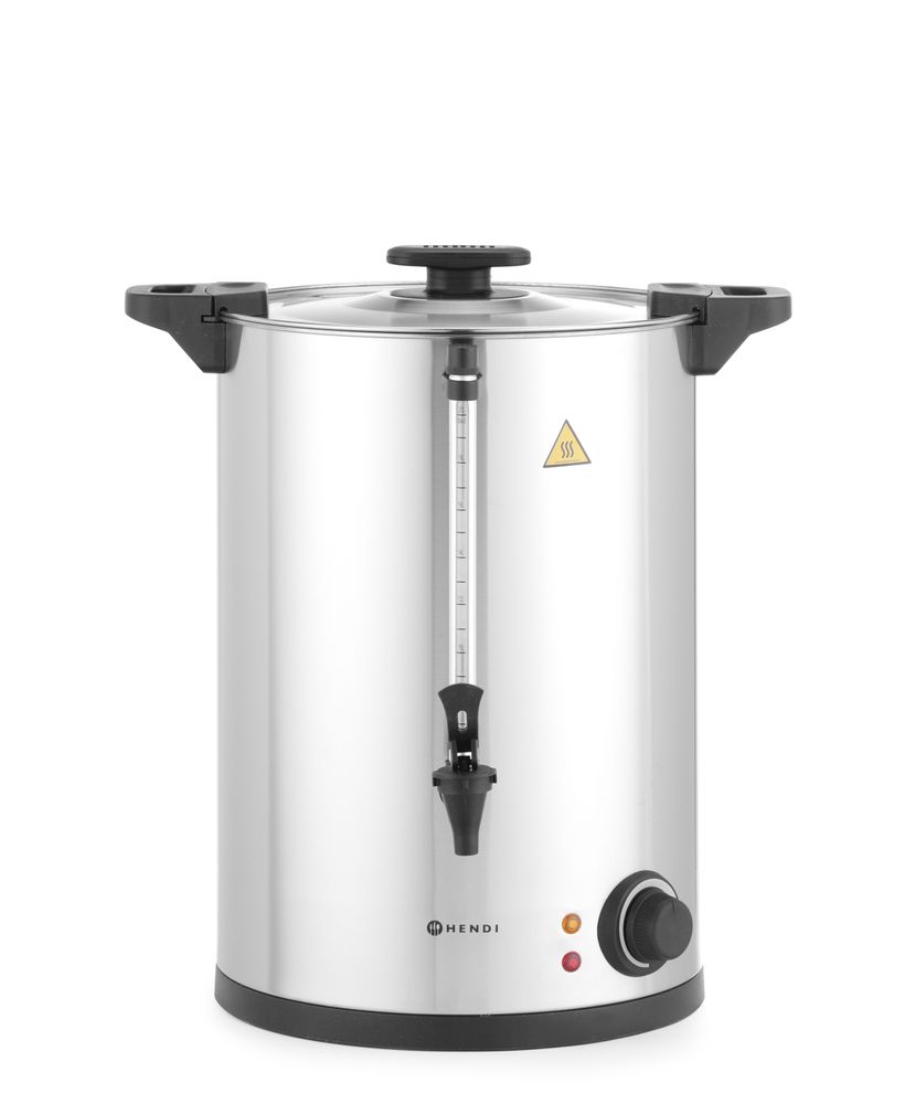 HENDI Heißgetränkespender einwandig, HENDI, ≈ 130 Tassen in 42 Min., 20L, 220-240V/2500W, 415x382x(H)480mm