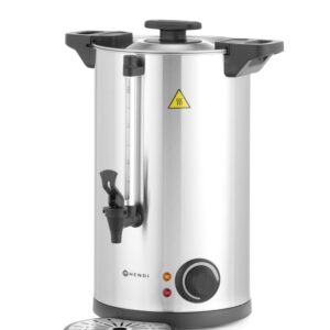 HENDI Heißgetränkespender doppelwandig, HENDI, ≈ 60 Tassen in 40 Min., 9L, 220-240V/1500W, 340x315x(H)430mm