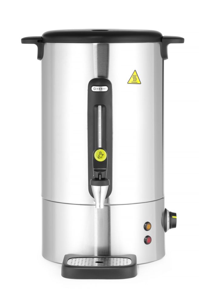 HENDI Heißgetränkekessel UNIQ, HENDI, designed by Robert Bronwasser, 16L, Silber, 220-240V/1650W, 357x380x(H)502mm