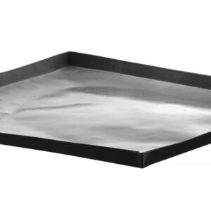 HENDI Hochgeschwindigkeits-Backblech, Antihaftbeschichtet, HENDI, Schwarz, 280x280x(H)15mm, Quadratisch