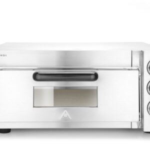 HENDI Pizzaofen kompakt, HENDI, Silber, 230V/2000W, 580x560x(H)275mm