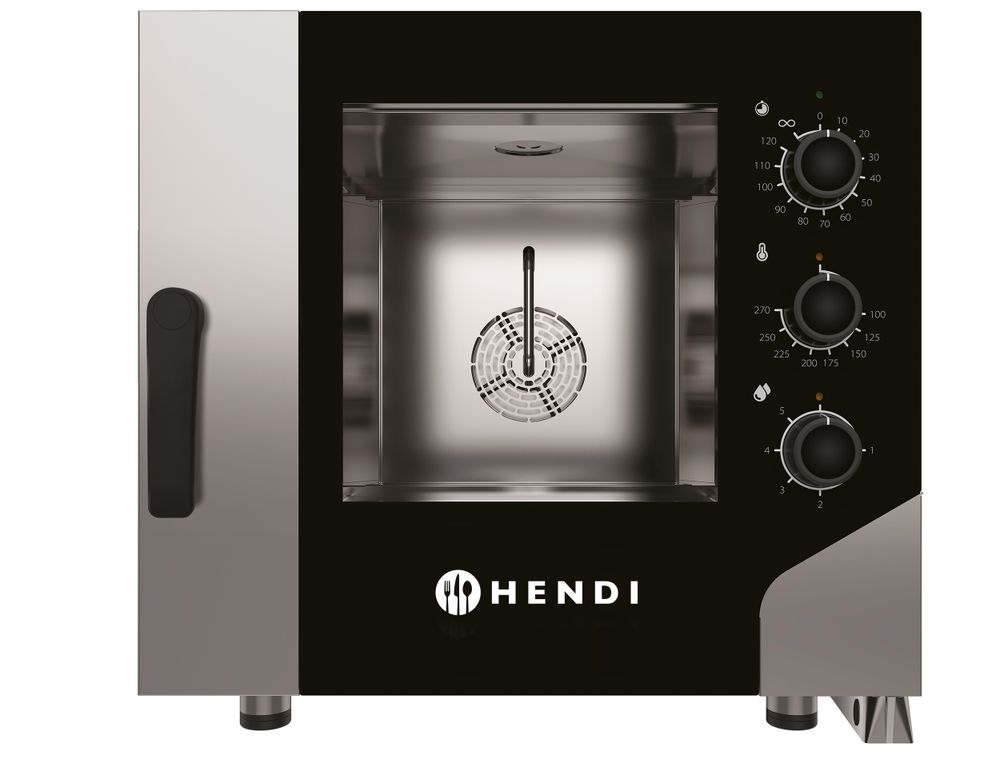 HENDI Konvektionsdampfgarer CONTROL 5x GN 1/1, HENDI, GN 1/1, 400V/7800W, 730x855x(H)700mm