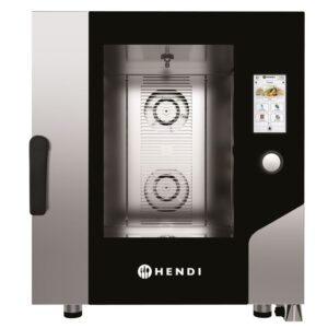 HENDI Konvektionsdampfgarer – Touch 7 x GN 1/1, elektrisch, mit direktem Dampf und Touchscreen-Steuerung, HENDI, 730x784x(H)850mm