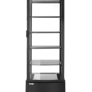 Arktic Kühlvitrine 270 Liter, Arktic, Schwarz, 230V/290W, 556x526x(H)1913mm