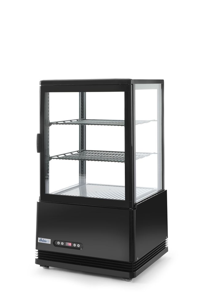 Arktic Aufsatz-Kühlvitrine 58 Liter, Arktic, schwarz, 230V/170W, 452x406x(H)830mm – Bild 2