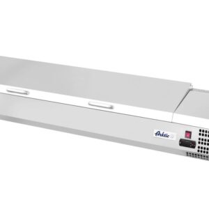 Arktic Aufsatz-Kühlvitrine Gastronorm 1/3, Arktic, 6x GN 1/3, 230V/180W, 1405x420x(H)630mm