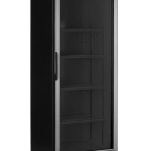 Arktic Eintüriger Kühlschrank mit hinterer Bar und hinterleuchteter Blende, , Arktic, 254L, Schwarz, 220-240V/250W, 578x605x(H)1980mm