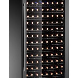 Arktic Weinkühler, 1 Zone, 224 Flaschen, Arktic, 542L, Schwarz, 685x700x(H)1833mm