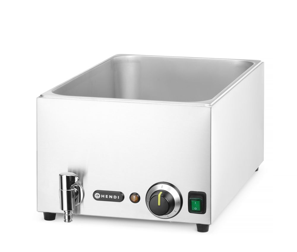 HENDI Bain-Marie Ranger mit Ablasshahn, HENDI, GN 1/1, 230V/1000W, 576x334x(H)241mm – Bild 2