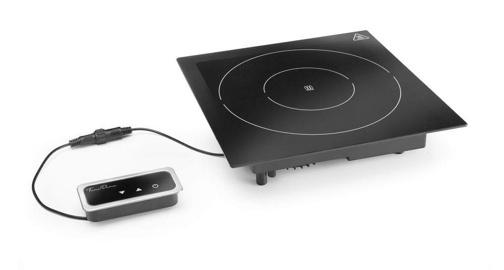 Fine Dine Induktionsheizplatte 1000 W, Fine Dine, Schwarz, 230V/1000W, 350x397x(H)85mm