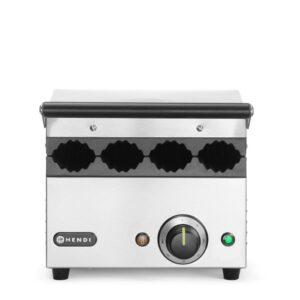 HENDI Kontaktgrill für Hot Dogs und Wraps, HENDI, 220-240V/1800W, 385x285x(H)254mm