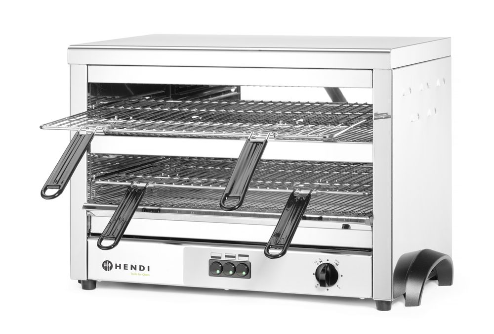 HENDI Quarz-Salamander MAXI GN 1/1, HENDI, 400V/4500W, 682x528x(H)455mm – Bild 3