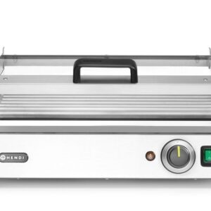 HENDI Rollengrill, 1-Zone mit Energiesparabdeckung, HENDI, 9 Rollen, 230V/790W, 566x450x(H)259mm