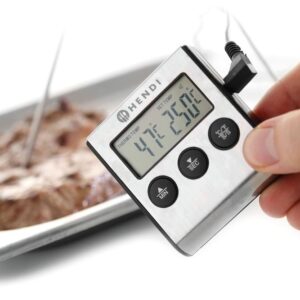 HENDI Bratenthermometer mit Timer, HENDI, 65x70x(H)17mm