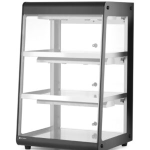 HENDI Beheiztes Thekendisplay, HENDI, Schwarz, 220-240V/500W, 472x447x(H)775mm