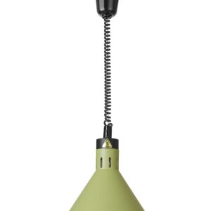 HENDI Höhenverstellbare Wärmelampe, konisch, HENDI, Grün, 230V/250W, ⌀275x(H)250mm