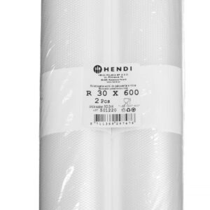 HENDI Geprägte Vakuumbeutelrolle für die Aufbewahrung von Lebensmitteln, HENDI, 2 Stk., 6000x300mm