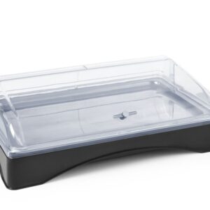 HENDI Rolltop-Display gekühlt - GN 1/1, HENDI, Set inkl. Kühlelement, 555x357x(H)175mm