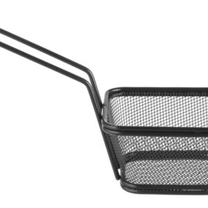 HENDI Miniatur-Frittierkörbe stapelbar, schwarz, HENDI, 105x90x(H)60mm